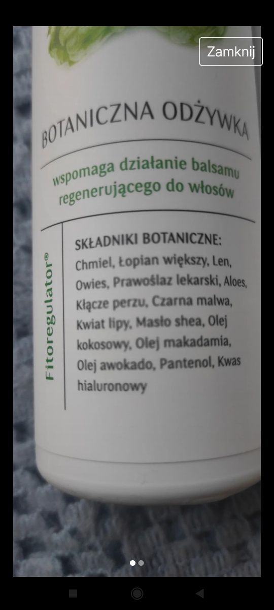 odżywka ORGANIC LIFE 100% natury ,vegan