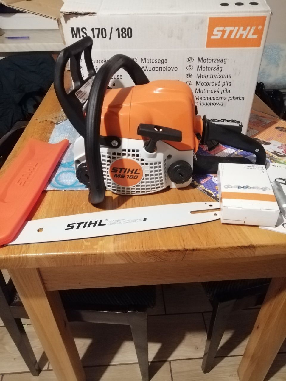 Stihl 180 Nowa Dwa pierscienie