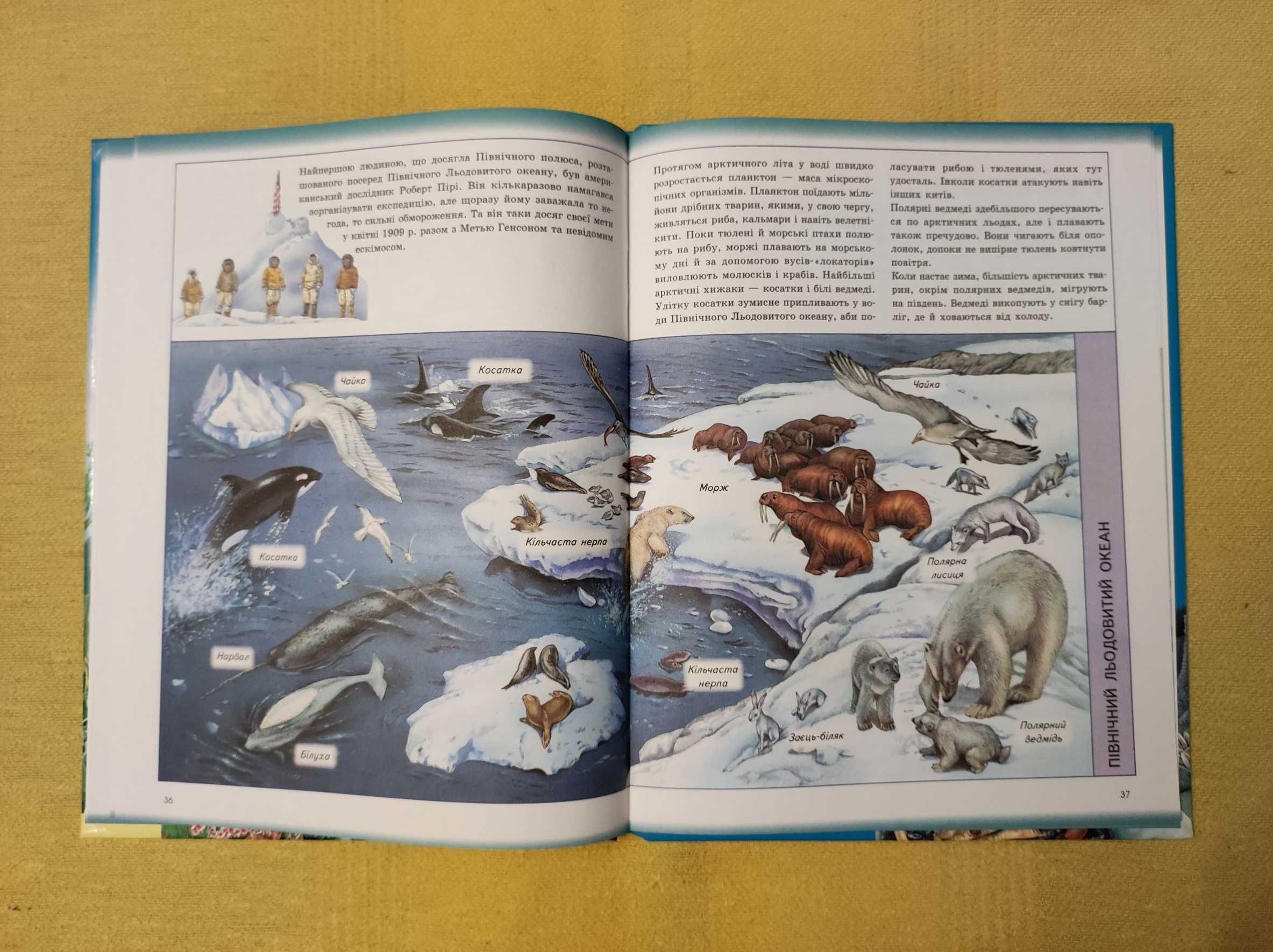 Дитячі книги про Україну, океани, автомобілі, країни народи