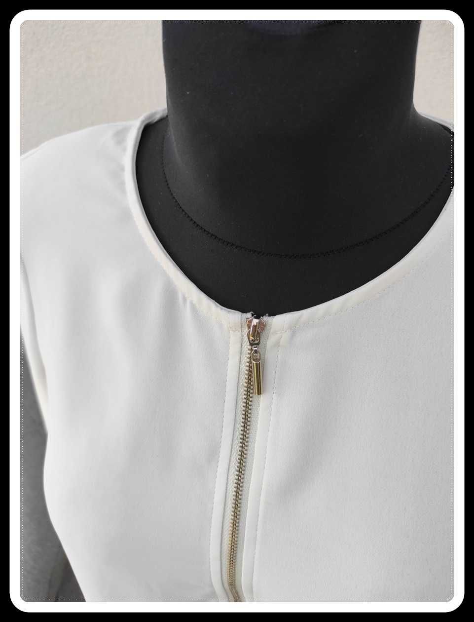 Zara basic biała bluzka koszula damska XS 34 oraz 36 S