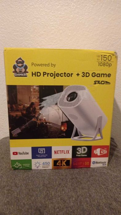 Gamer + Projector - S40 Max - Novo!!