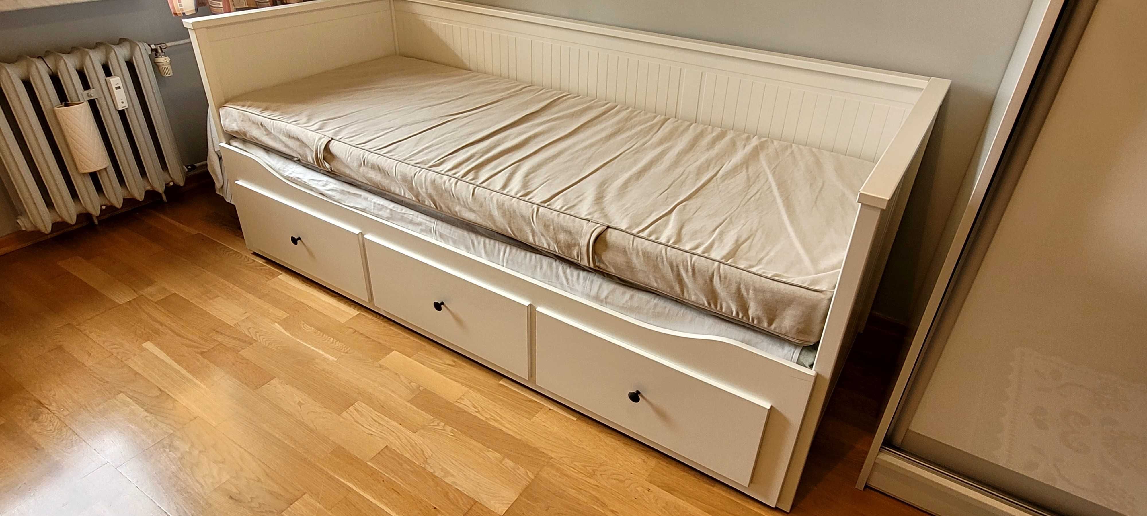 Łóżko rozkładane IKEA białe