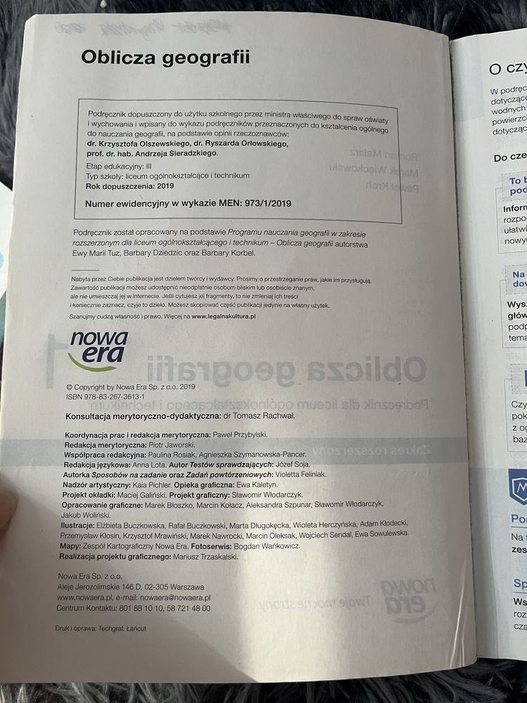 Oblicza geografii 1, zakres rozszerzony