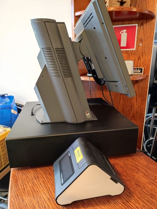 IBM Terminal Dotykowy Kasa Komputerowa do Restauracji Sklepu Szuflada