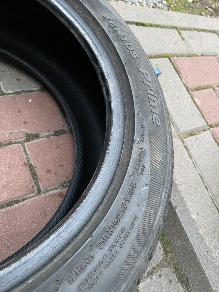 летняя резина шины 195/50 R15 Hankook 6мм 1-шт