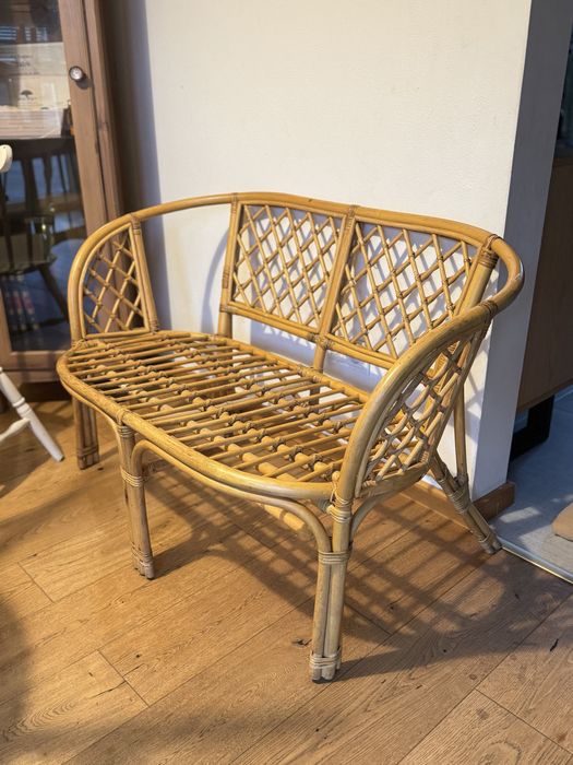 Wiklinowa ławka kanapa