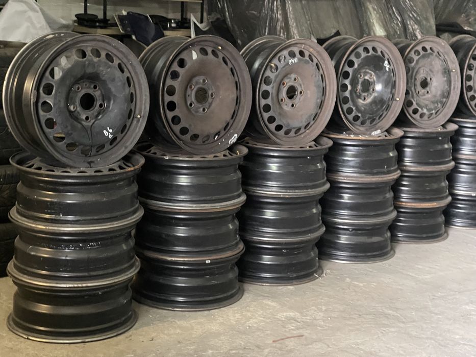 Металевий диск р15 r15 залізний  пассат Б6 диски гольф діски бляхи 15