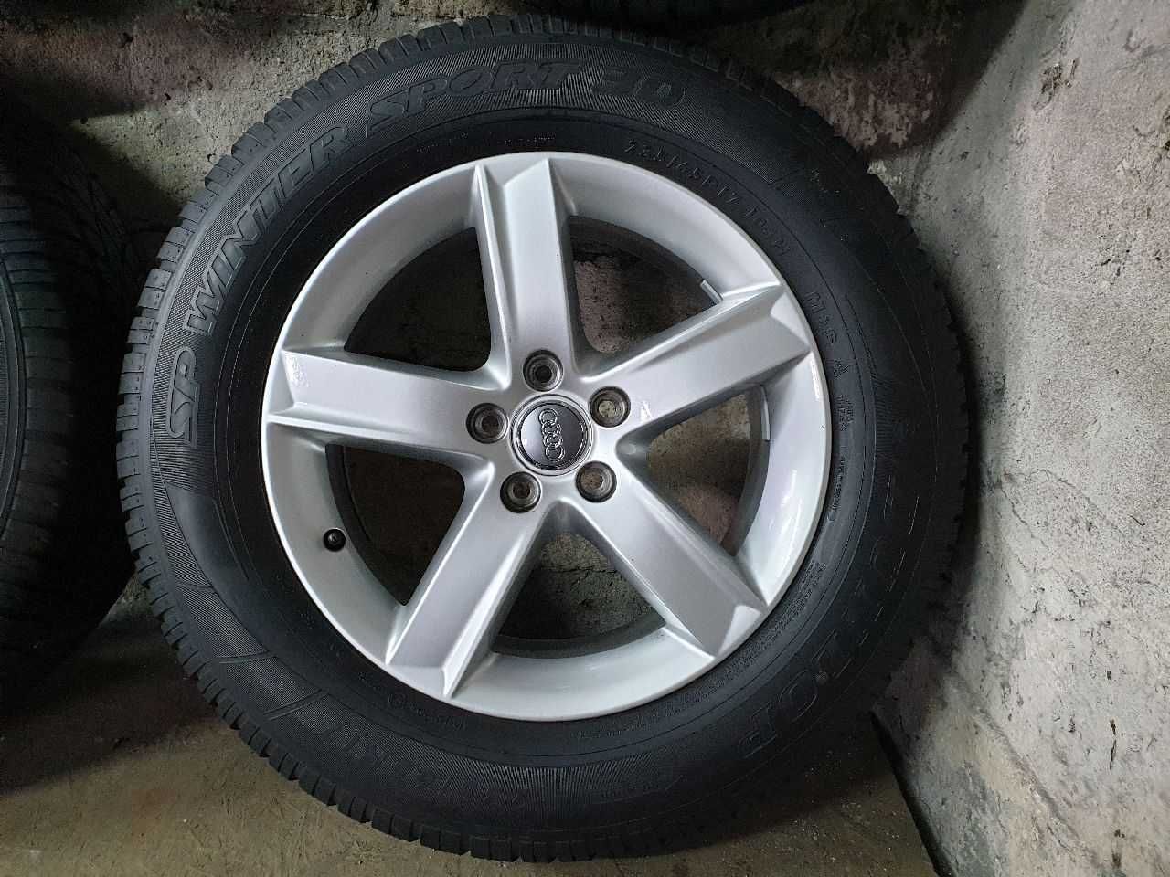 Felgi aluminiowe Audi Skoda VW R17 5x112 E7.0JX17H2 ET 37 centr 66,6mm
