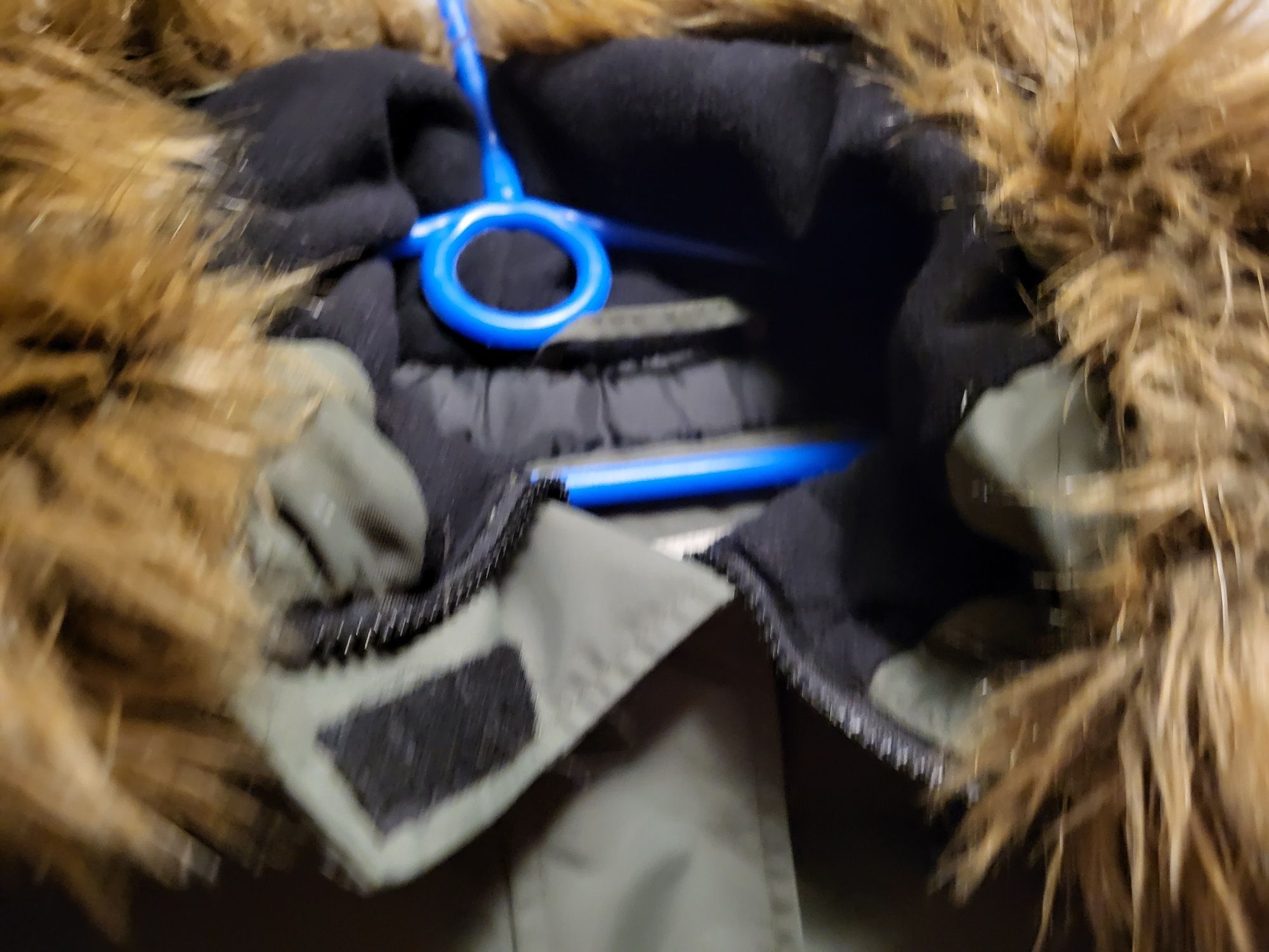 Khaki parka On The Peak
