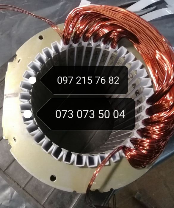 Перемотка.Ремонт.Обмотка.Бензогенератора.Дизельгенератора.Статор.Ротор