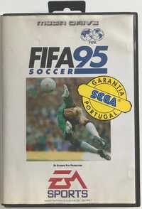 Jogo SEGA MEGADRIVE "FIFA 95 Soccer" Original e Completo / 1994