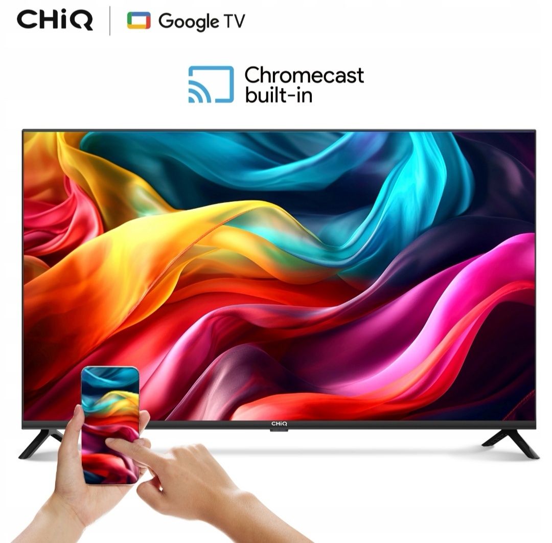 Nowy CHIQ 40 cali FullHD Smart WIFI GoogleTV L40H7G gw24m telewizor