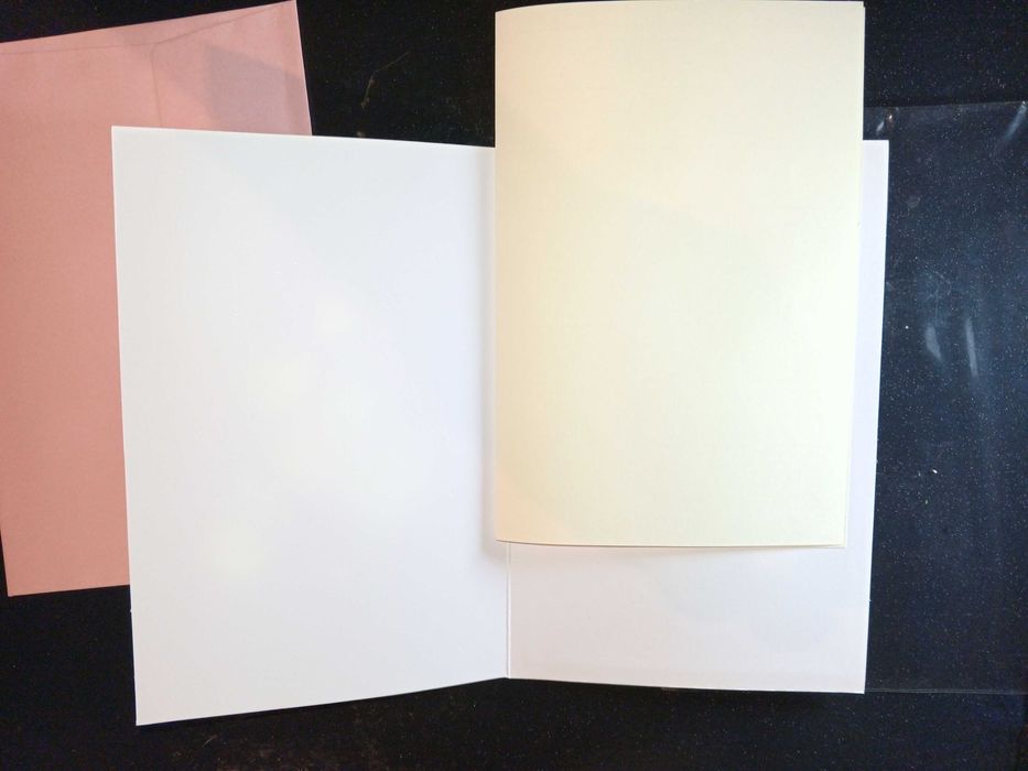 Открытки ручной работы флористические цветы с конвертом 14 на 21 см.