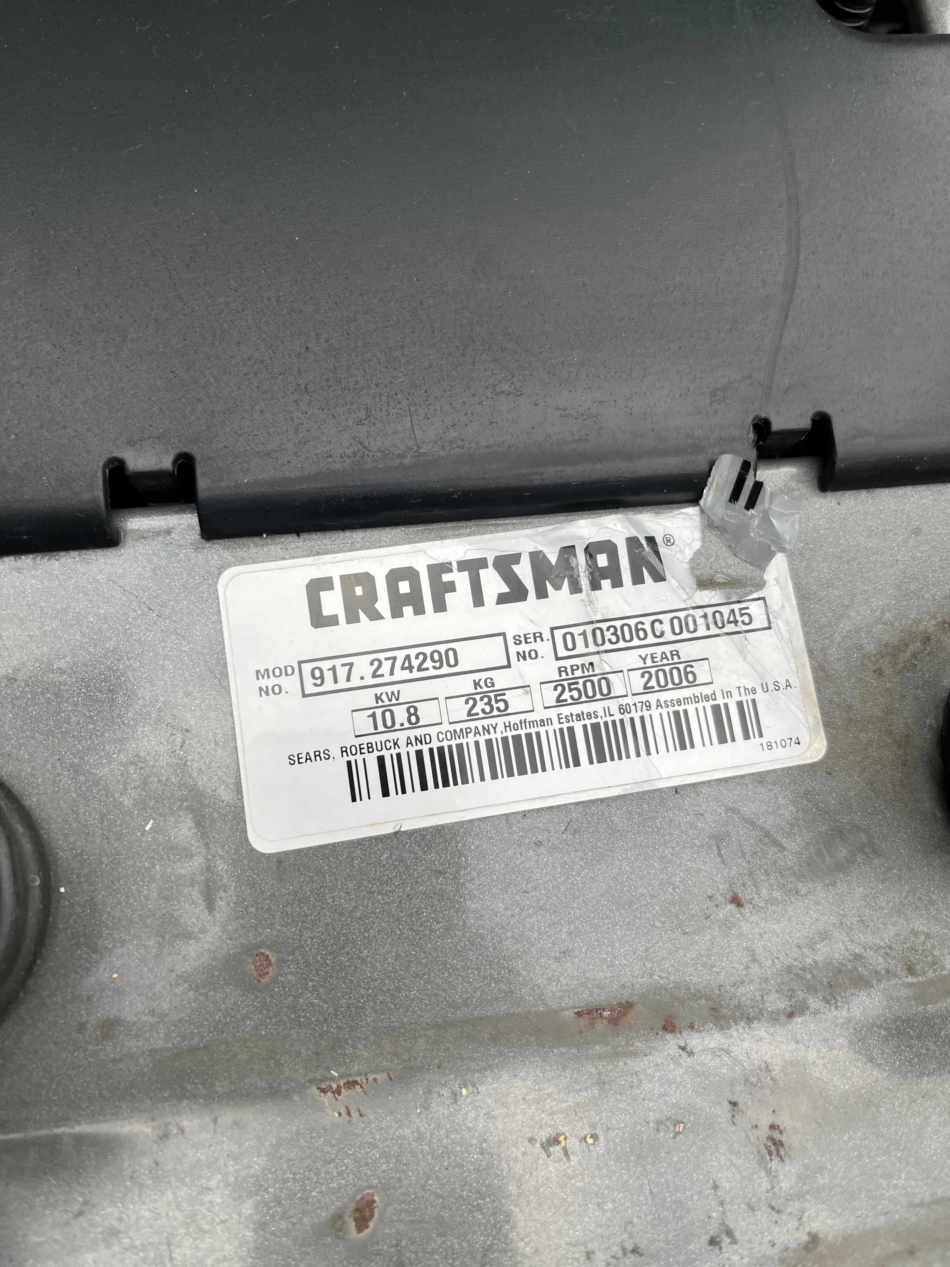 Traktorek-kosiarka CRAFTSMAN z koszem!
