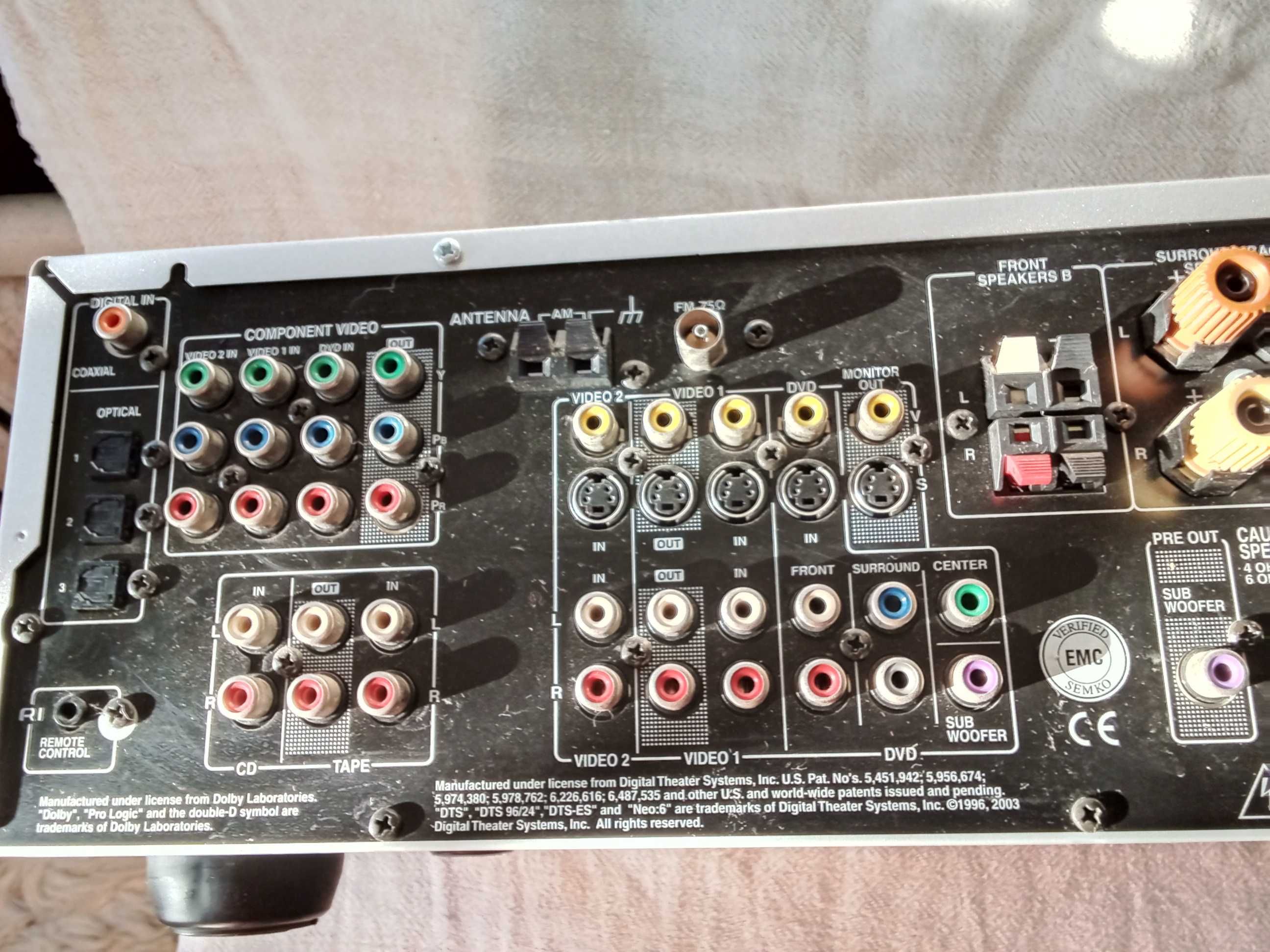 Ресівер/підсилювач 7.1 AV Receiver TX-SR 503E ONKYO Пульт.100 Вт.Japan