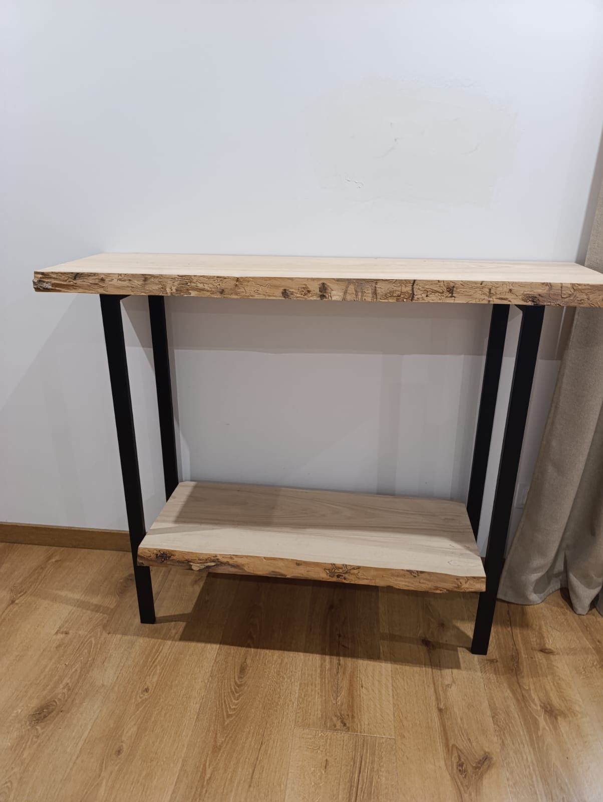 Konsola/ komoda loft z litego drewna