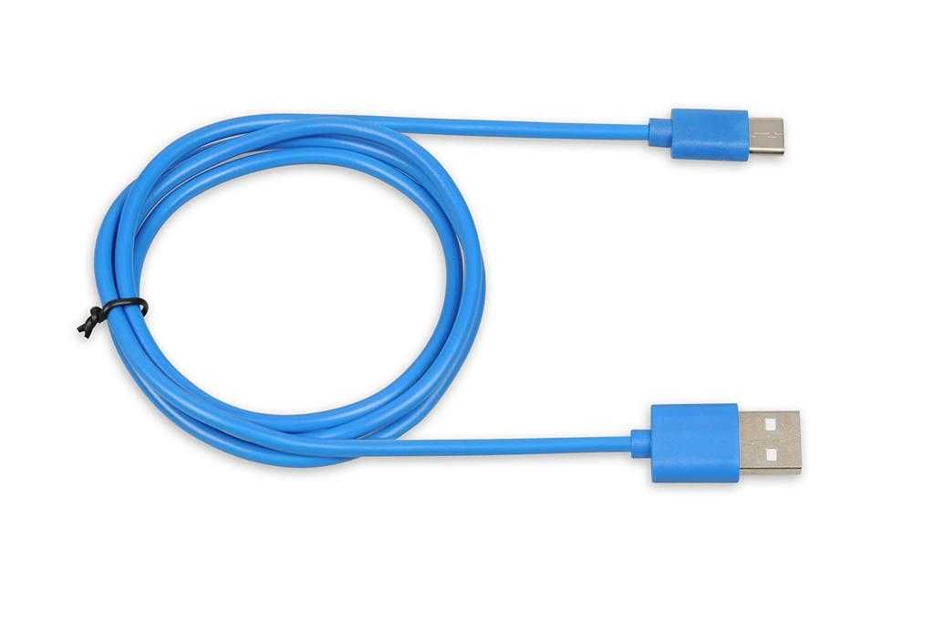 Kabel USB iBOX IKUMTCB TYP-C, 1m, 3A Niebieski (1168)