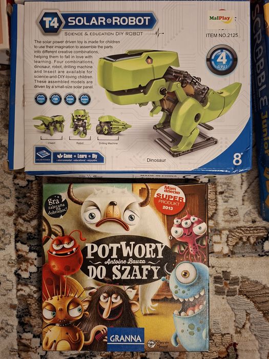 Gry i puzzle, stan idealny