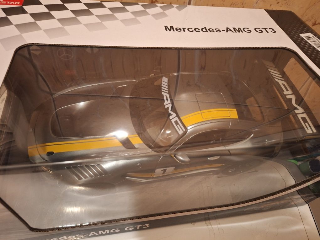 Auto zdalnie sterowane Rastar Mercedes benz AMG GT3  RC R/C skala 1:14