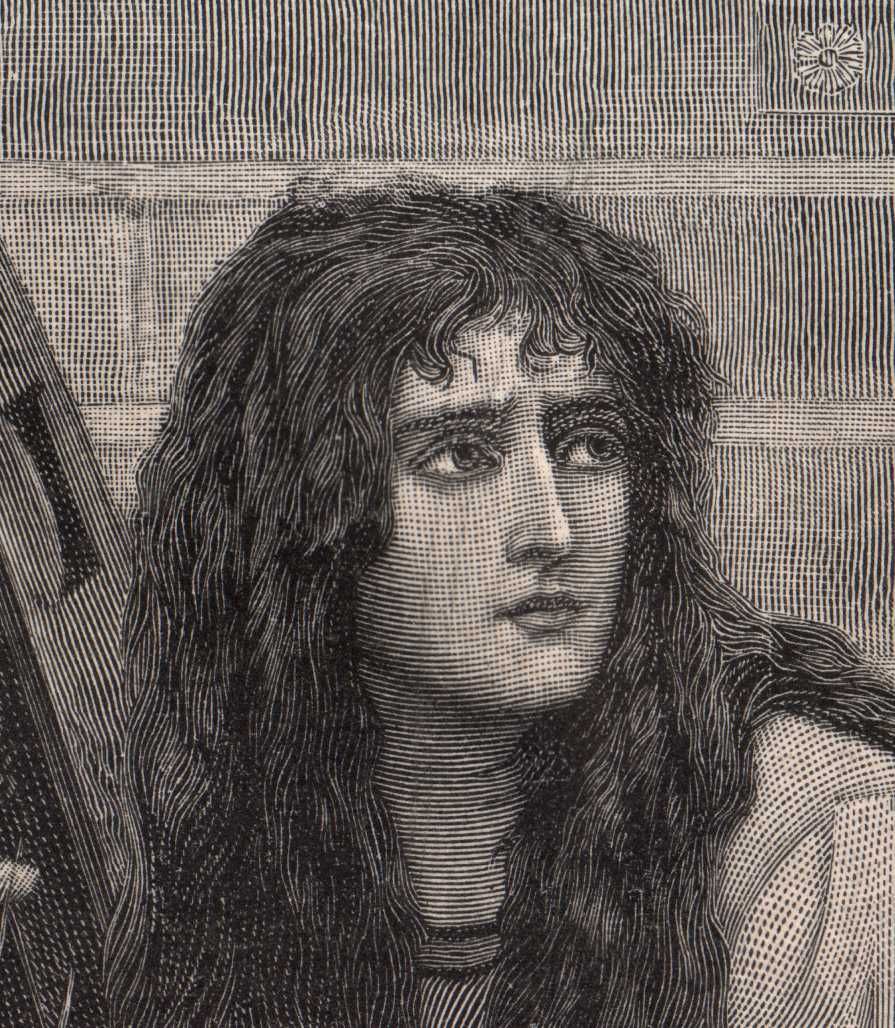 Schmalz: Babilon. Duży piękny drzeworyt ilustracyjny 1906 r. autentyk