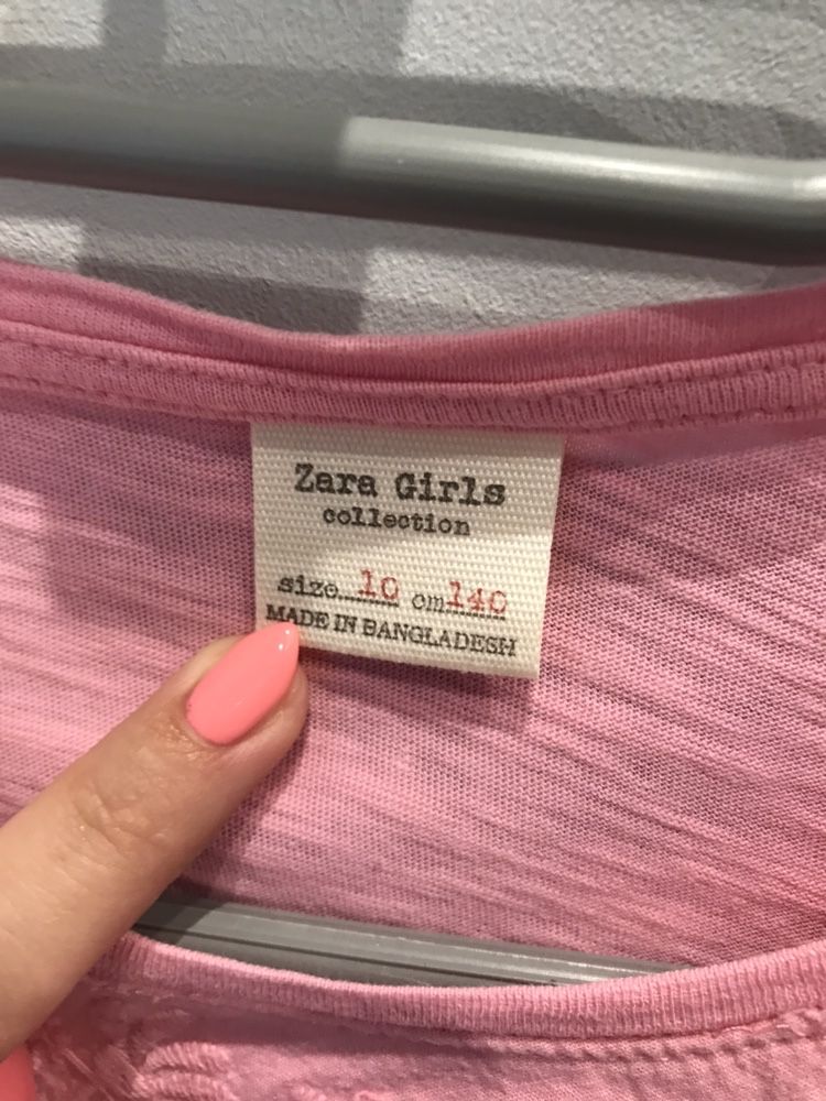 Bluzeczka na ramiączkach Zara r. 140