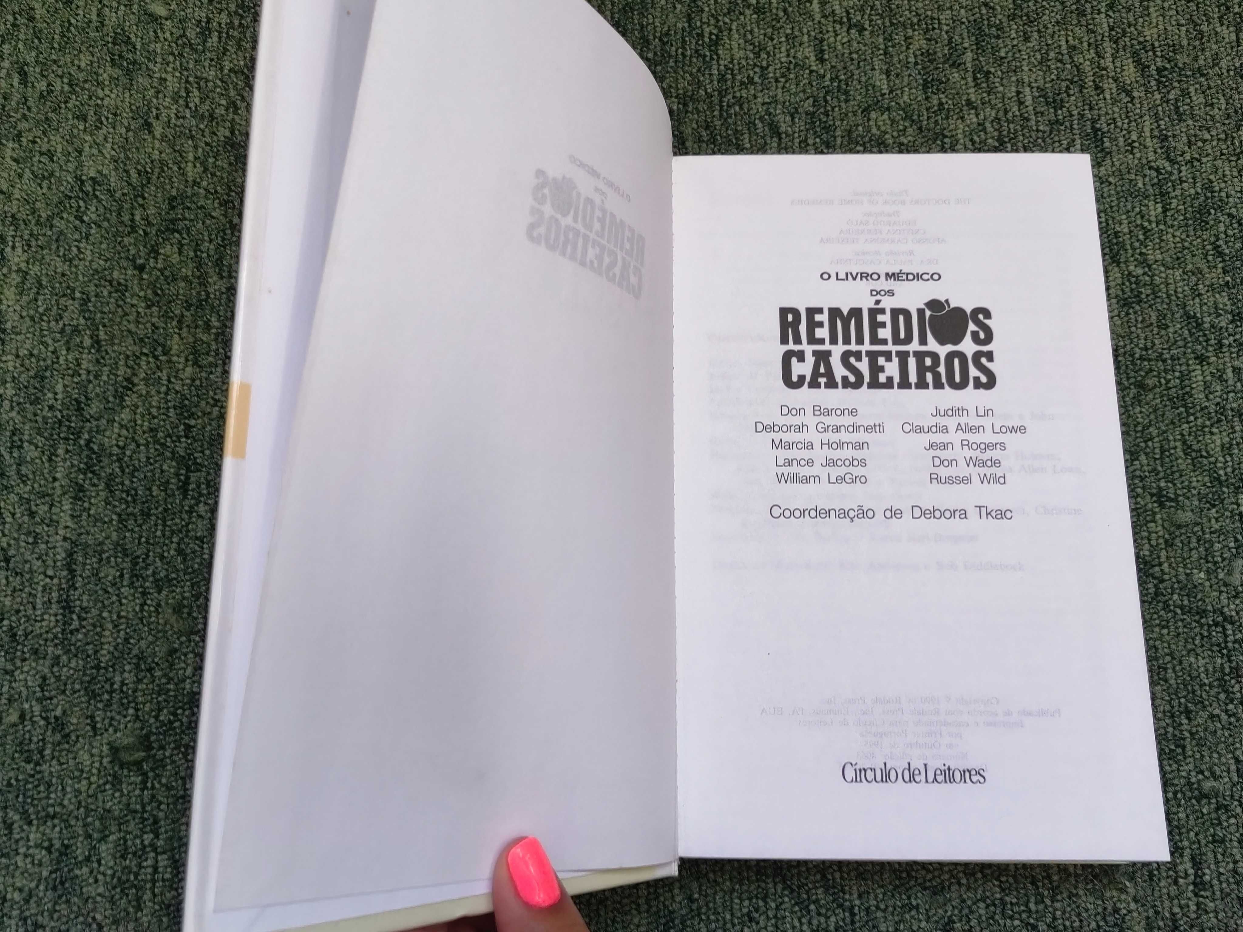Livro "Curas Naturais Para Problemas de Todos os Dias "