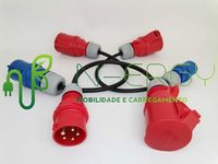 Adaptadores CEE16/CEE32/Schuko 16A ou 32A EV PHEV EVSE