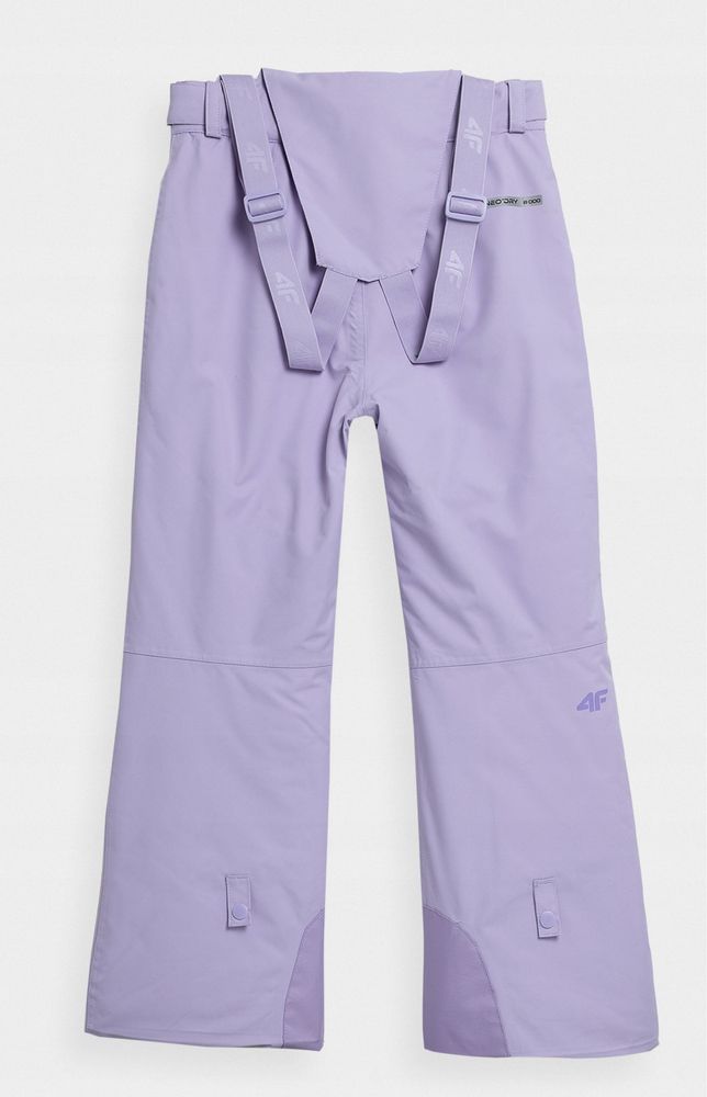 Spodnie narciarskie liliowe 4f 140 cm dla dziewczynki