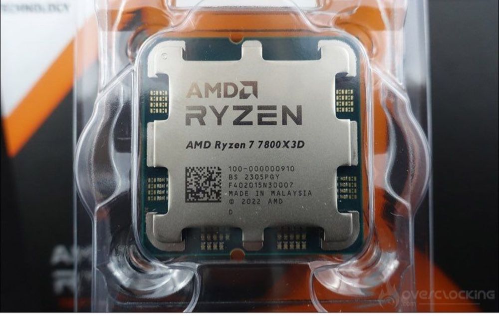 Processador AMD Rysen 7  7800x3d