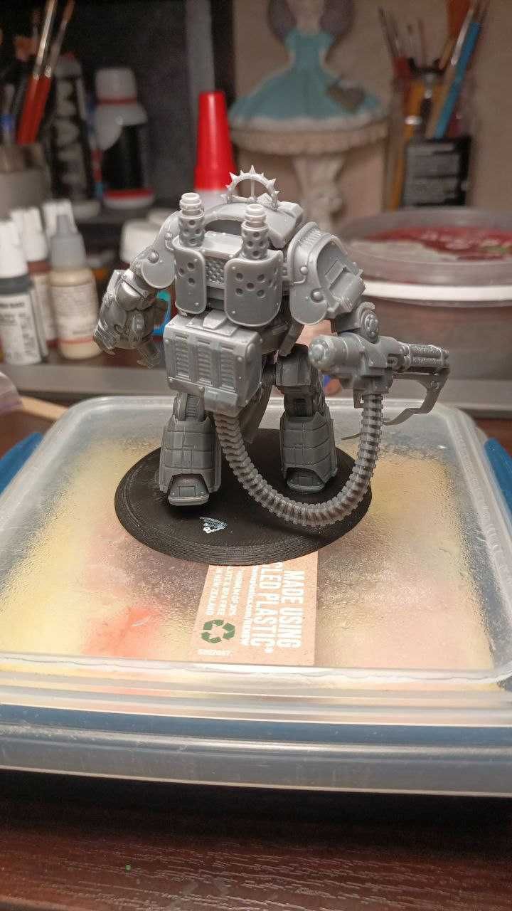 Warhammer 40000, relic contemptor dreadnought 3d друк.