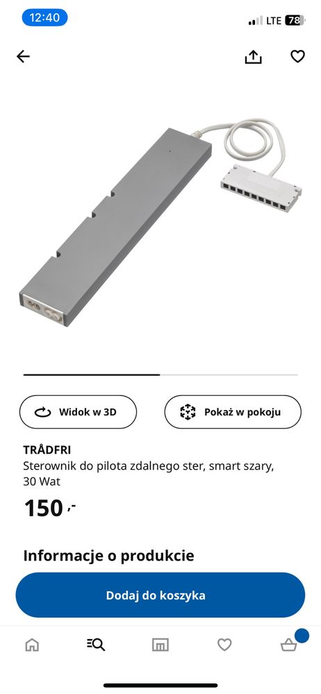 Sterownik oswietlenia ikea