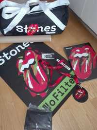 Rolling Stones gadżety VIP pakiet nowy portfel smycz brelok torba