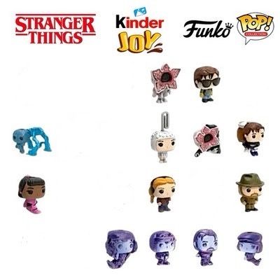 Фігурки Kinder joy Stranger things/ Дивні дива
