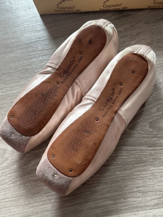 Capezio buty do baletu pink satin 4,5C wkladka 20cm