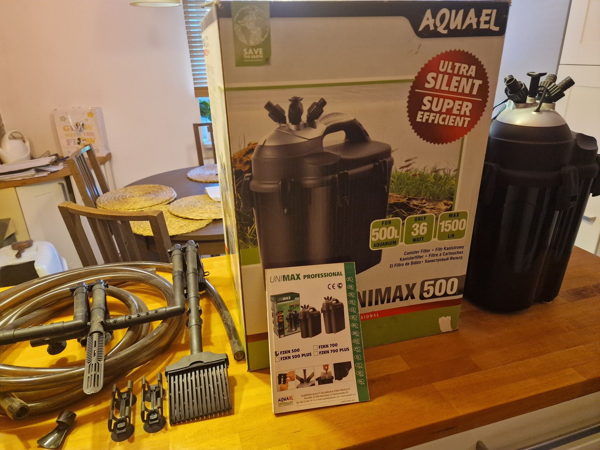 Filtr kubełkowy  Aquael Unimax 500