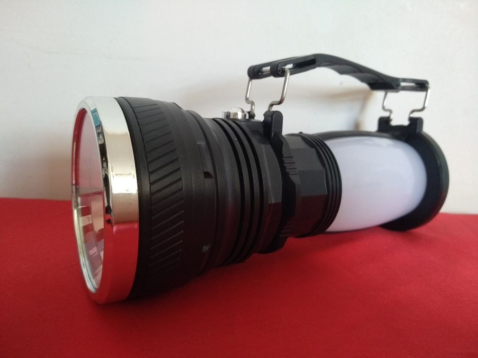 Фонарь акумуляторний, 220V, с солнечной панелью и power bank