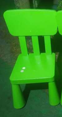 krzesełko dziecięce IKEA Mammut zielone