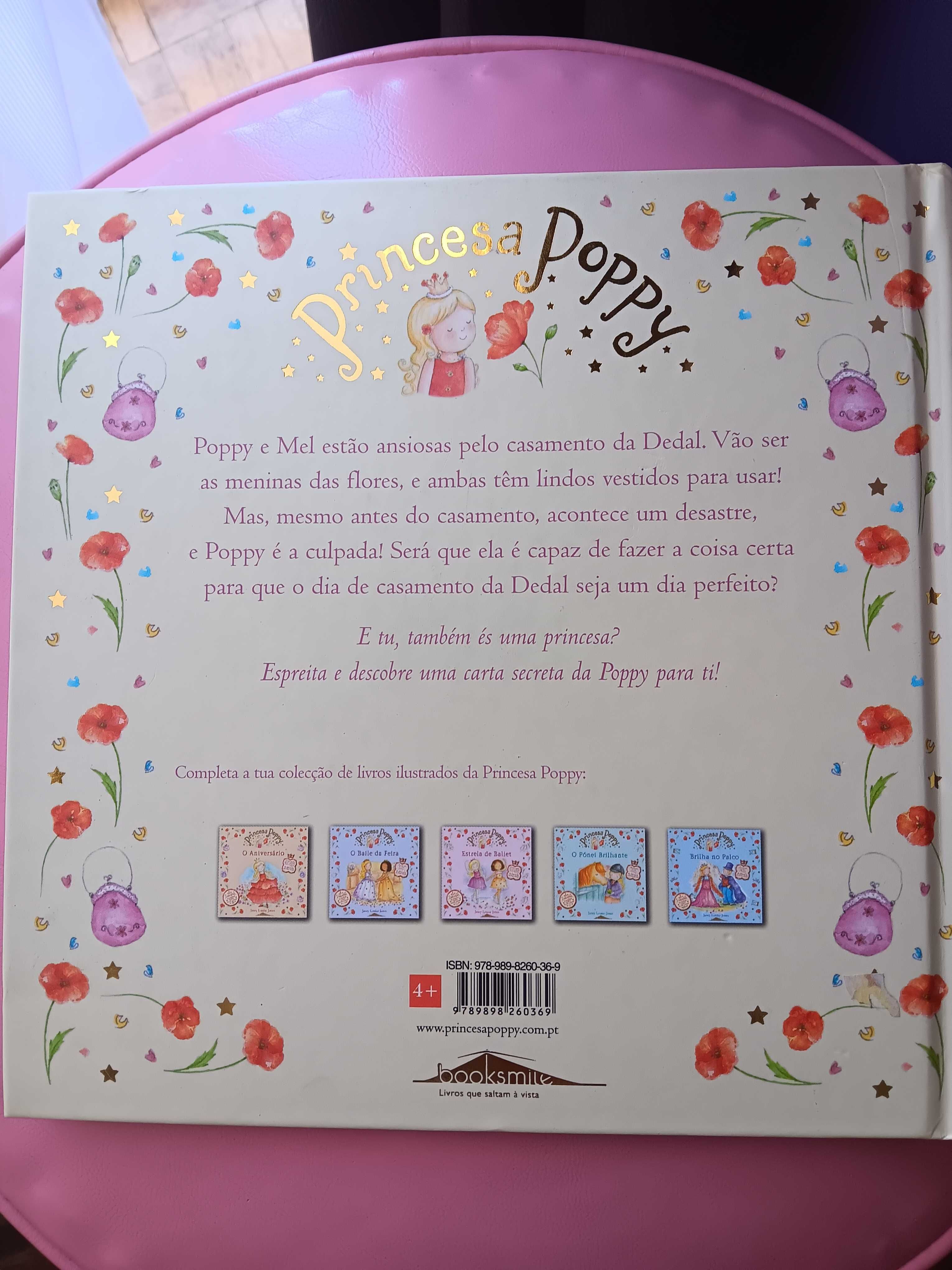 Livro Princesa Poppy Casamento de Sonho - Janey Louise Jones