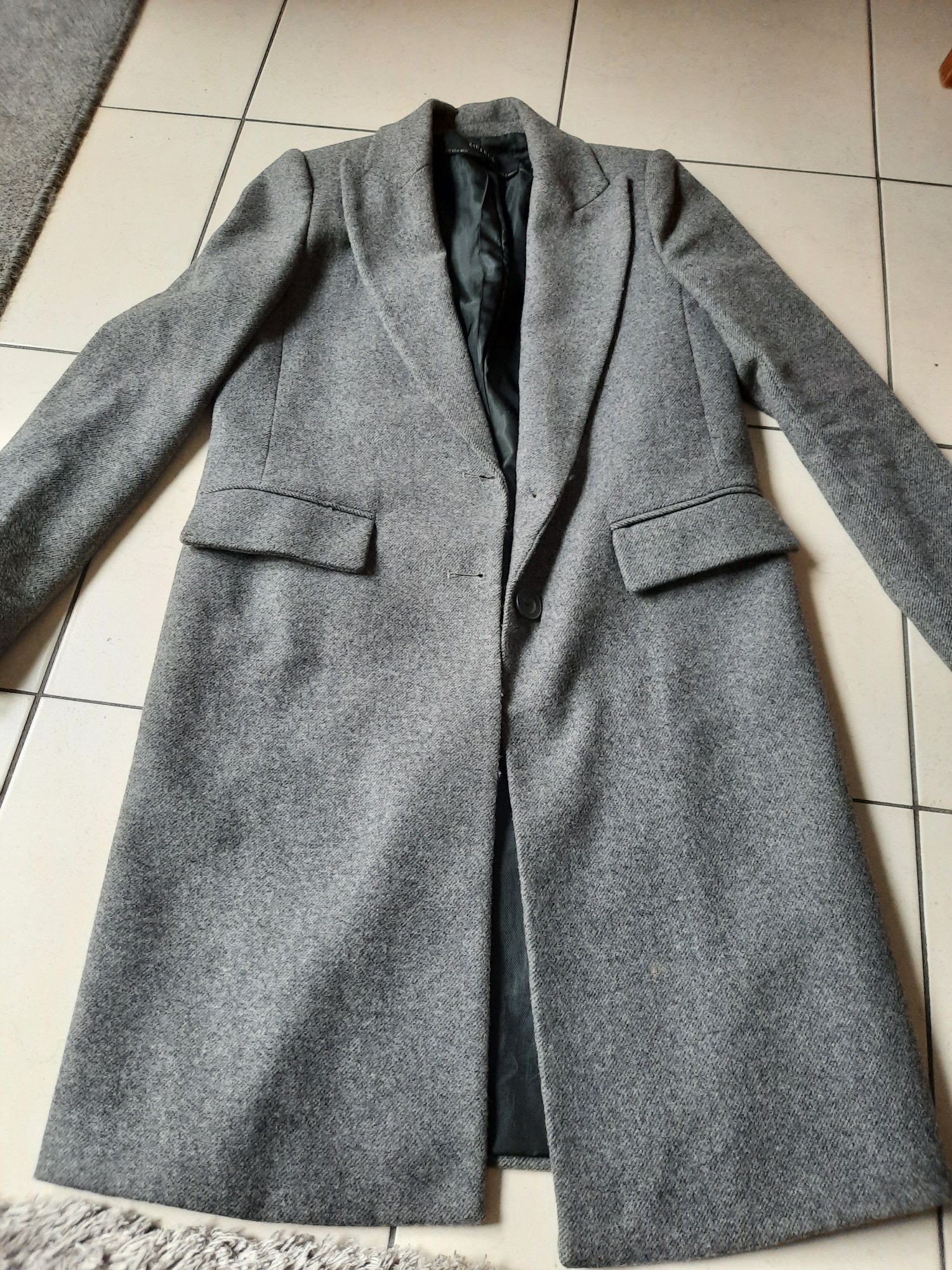 Płaszcz wełniany Zara
