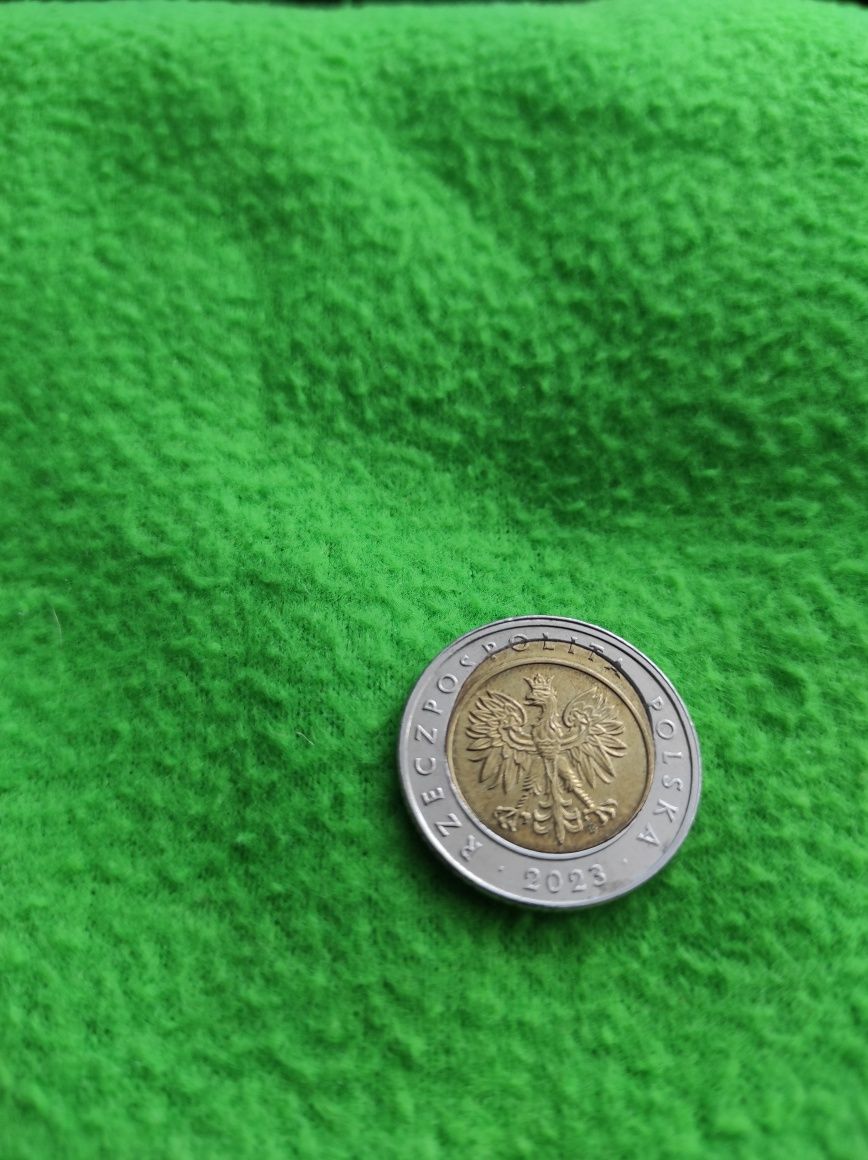 5 złotych 2023 r - destrukt menniczy