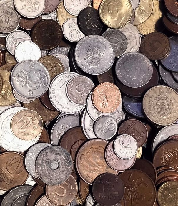 Zestaw monet 20 kg Europa