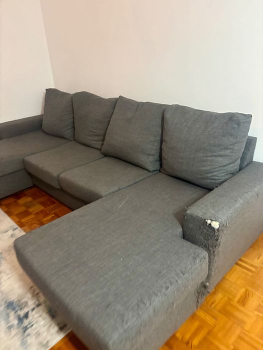 Sofá c/ dois chaise longue