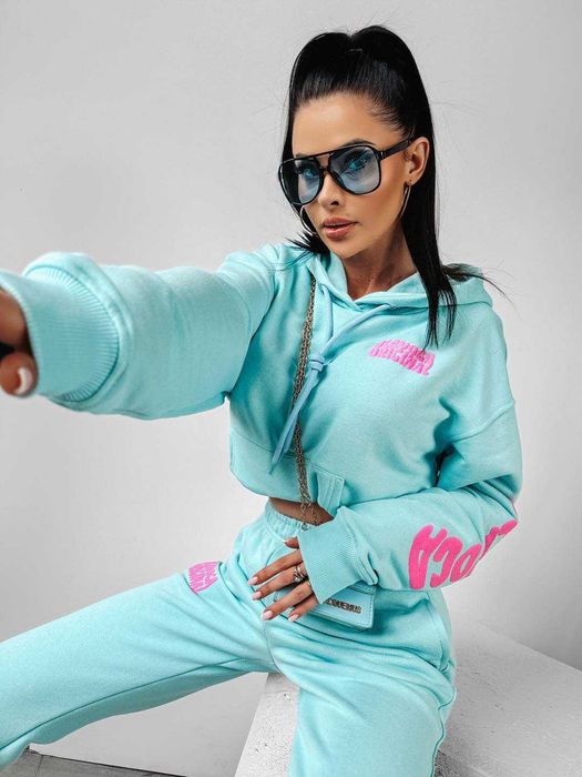 Komplet dresowy Emea O la voga błękit M