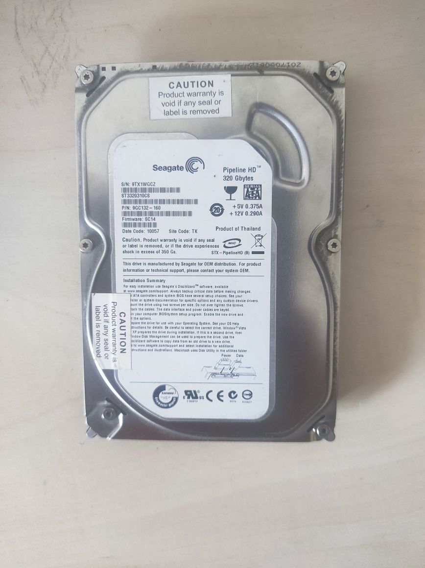 Жорсткий диск Seagate 320 GB