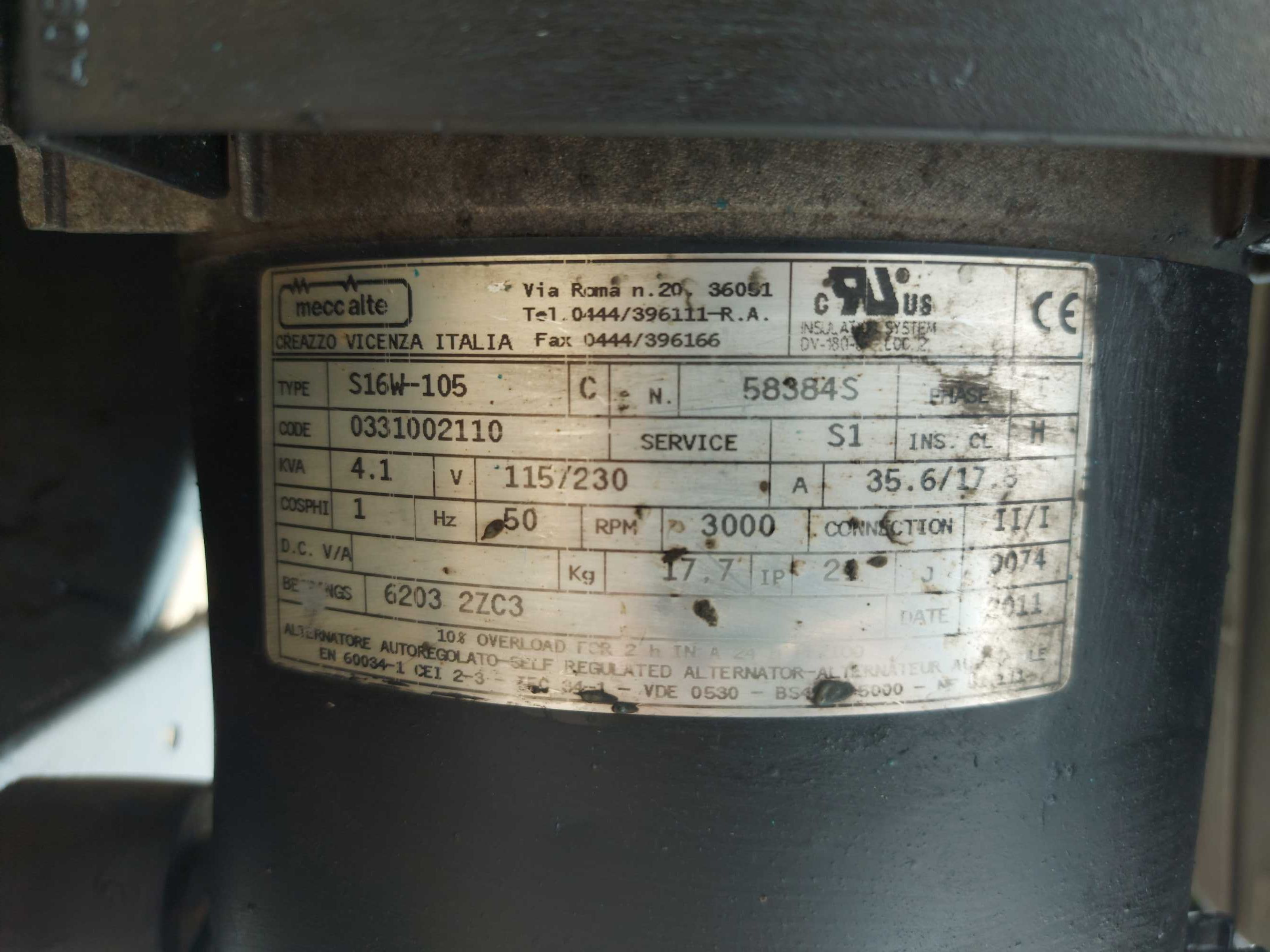Gerador a Gasolina 4.1 kVA com Motor Honda GX 270