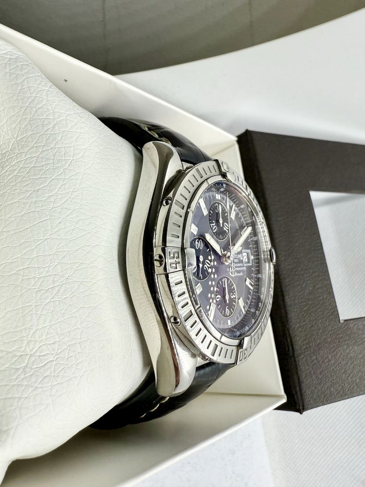 Годинник часы БРАЙТЛИНГ BREITLING орігінал механіка хронограф омега