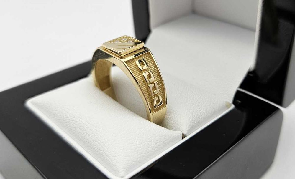 Przepiękny Złoty Sygnet z Cyrkonią 5,75g P585 R25