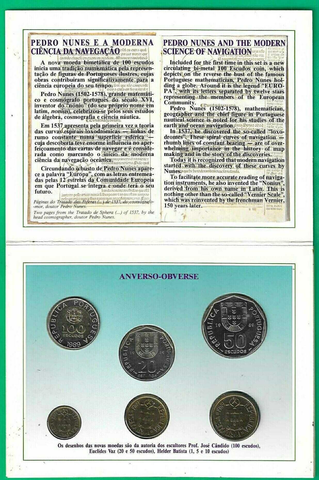 CARTEIRA 6 MOEDAS 1,5,10,20,50,100$  B N CIRCULADAS ALGUMAS OXIDADAS