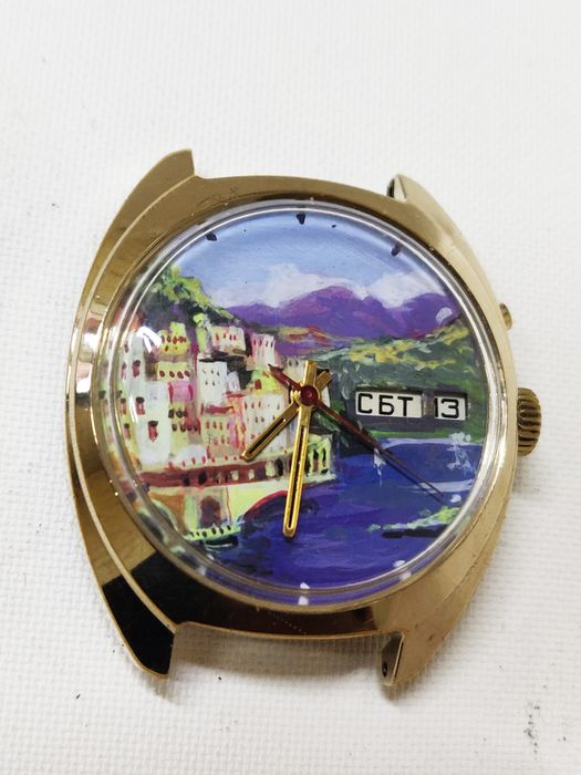Часы наручные слава в позолоте,ссср.