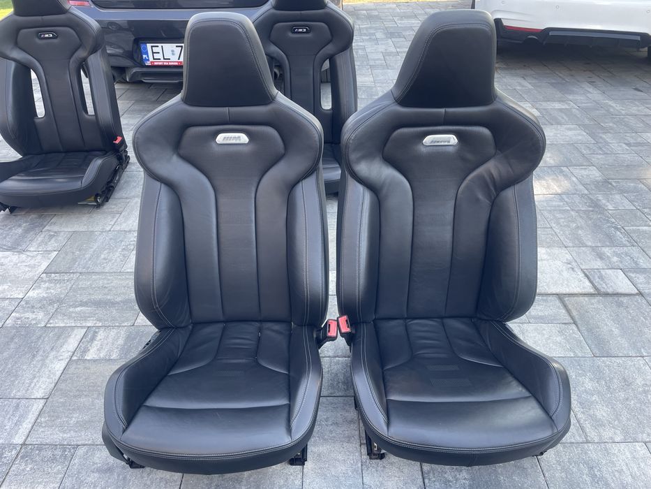 Fotele kanapa boczki bmw m3 f80 europa eu podgrzewane